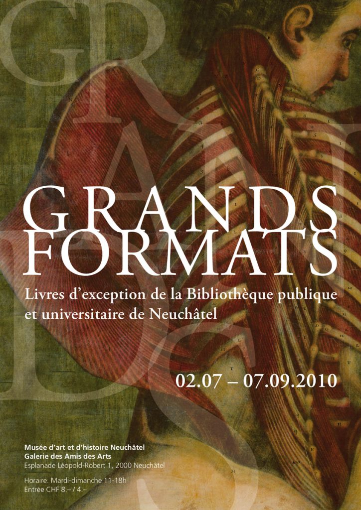 Bibliothèque publique et universitaire de Neuchâtel. Grands formats