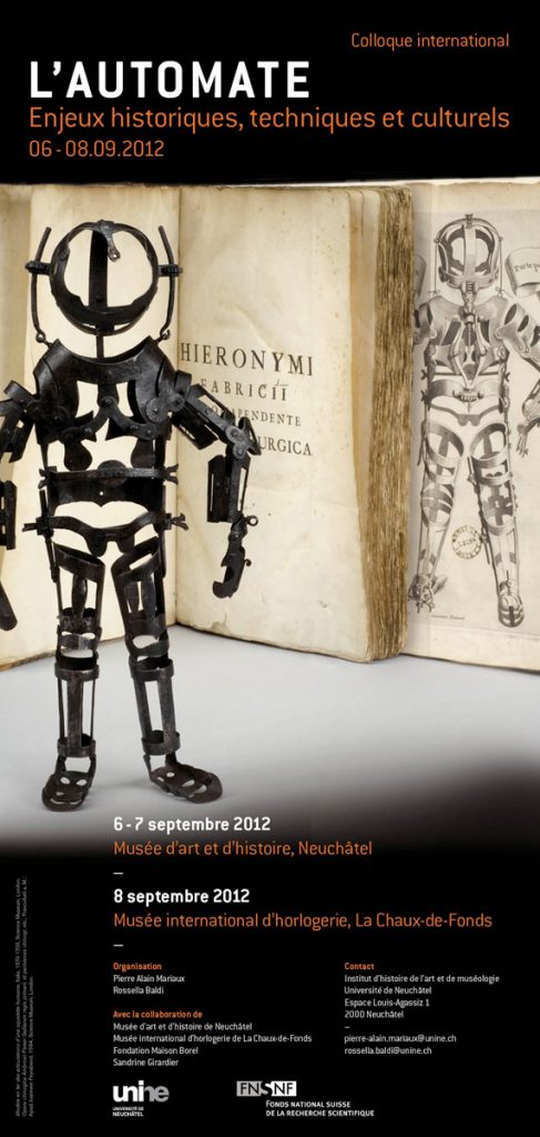 L'automate. Enjeux historiques, techniques et culturels