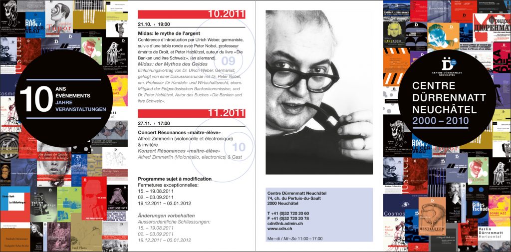 Centre Dürrenmatt Neuchâtel - 10 ans