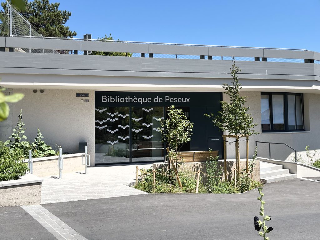 Signalétique Bibliothèque de Peseux